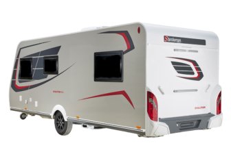 Caravane evolution 542LJ exterieur arriere